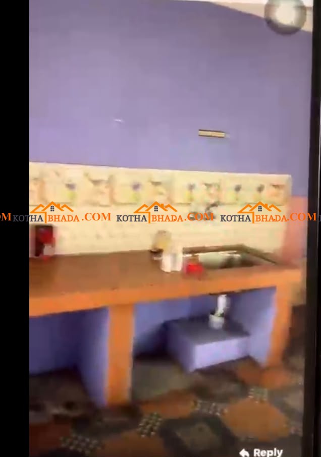 Top floor 1bhk flat  in jorpati Narayantar, Shivachowk   @18k